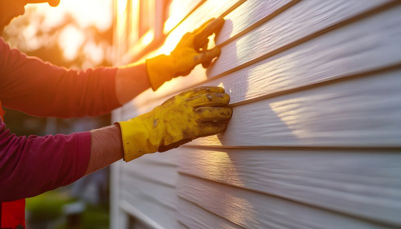 Vinyl Siding Repair Professional Image 2